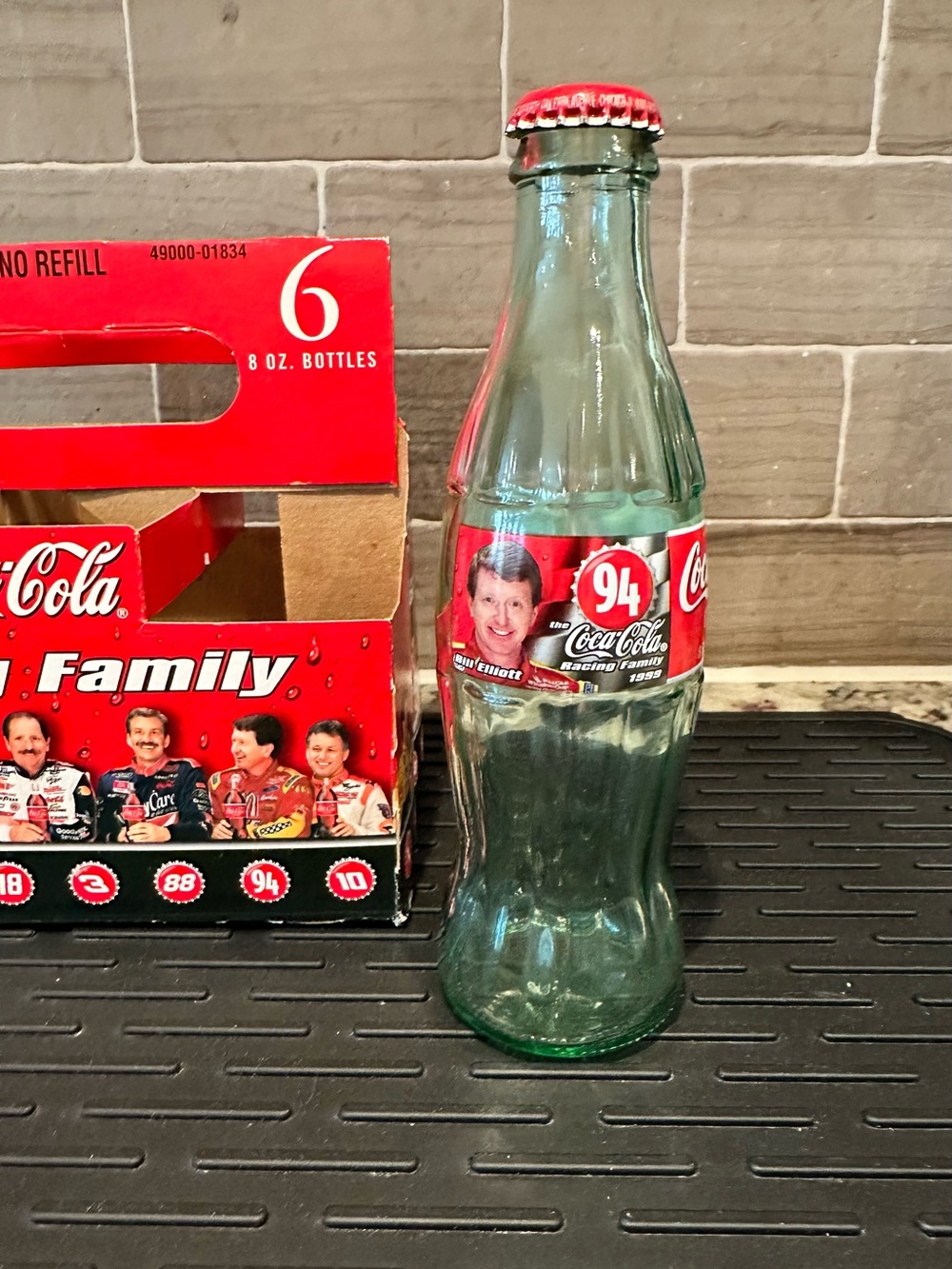 Vintage 1999Coca-Cola Racing Family 6-Pack Bottle Carrier and 2 Empty Bottles - Picture 2 of 15